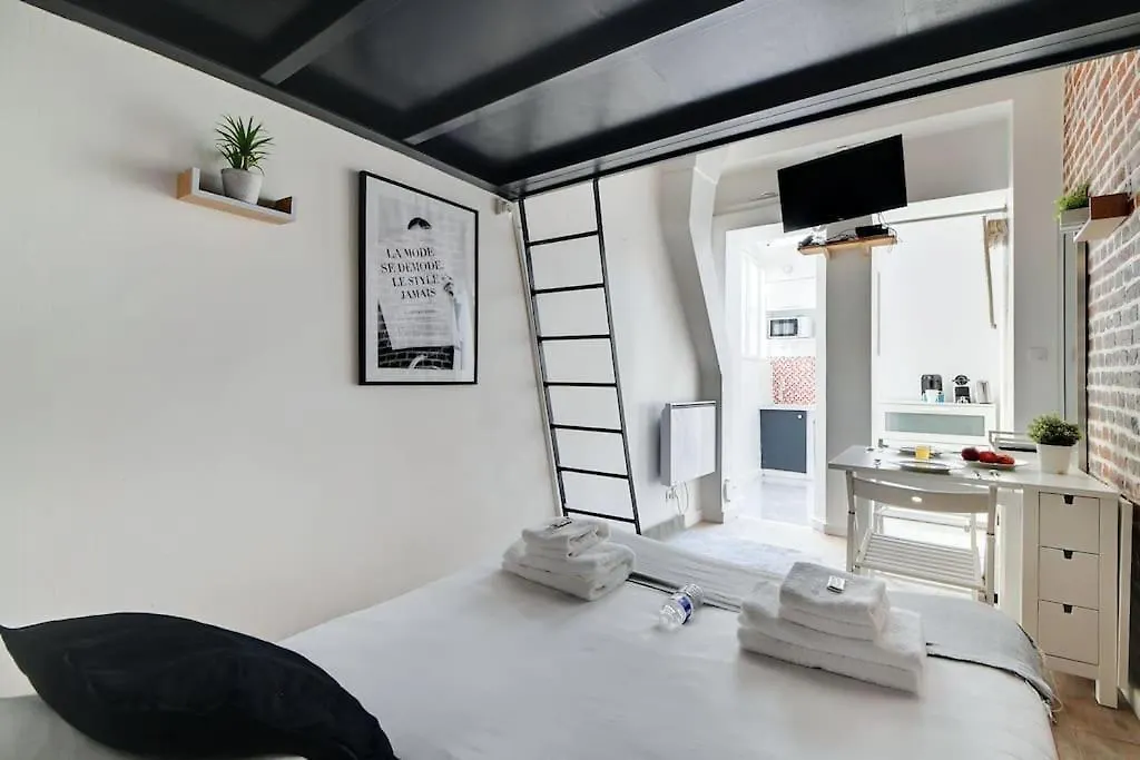 Studio Paisible Paris 10Eme - Canal St Martin 0*,